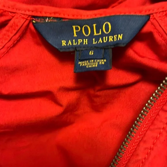 NWT Boys Ralph Lauren Hooded Jacket size 6.